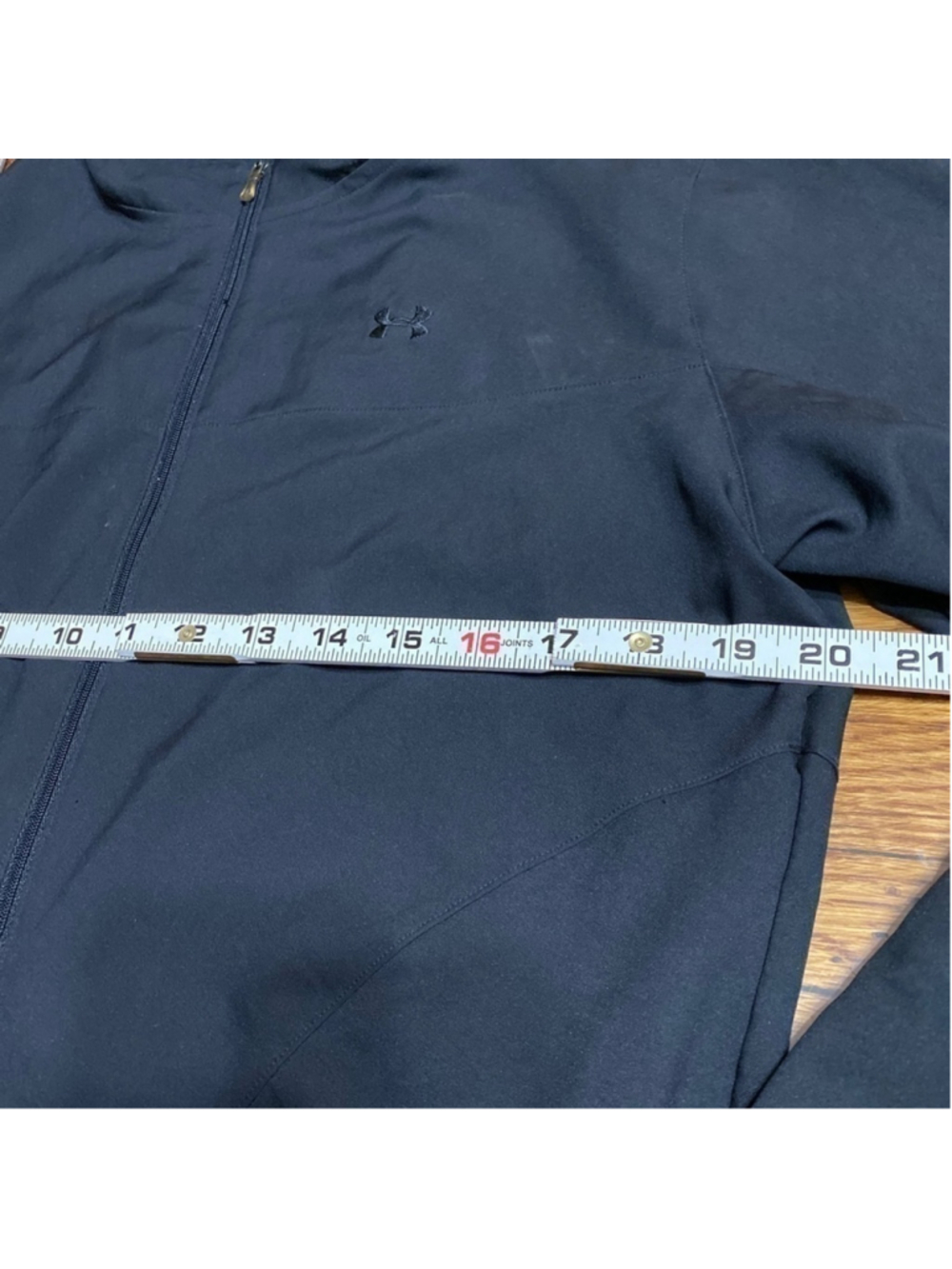 under Armour Nylon Jacket Black Full Zip Size MD. - Picture 9 of 10